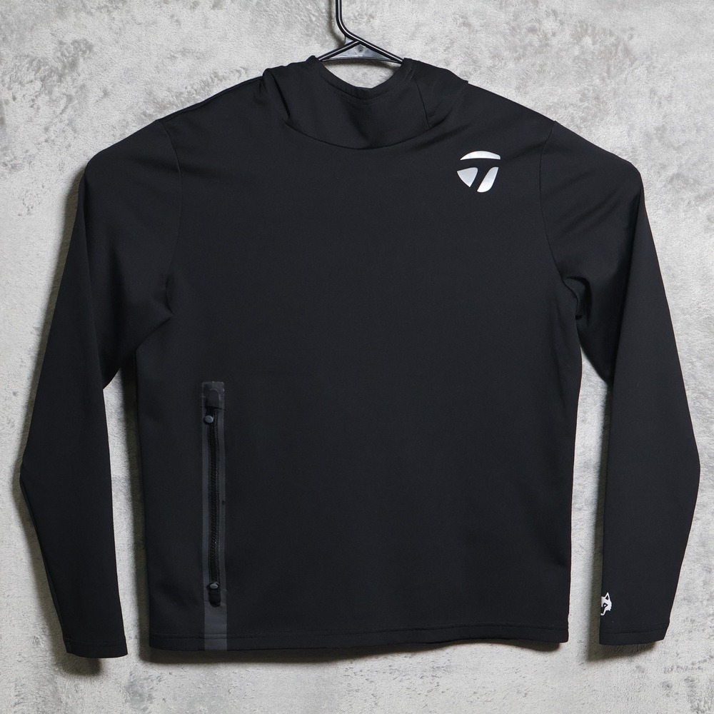 Greyson TaylorMade Hoodie Mens Medium Black Golf Athletic Pullover Preppy